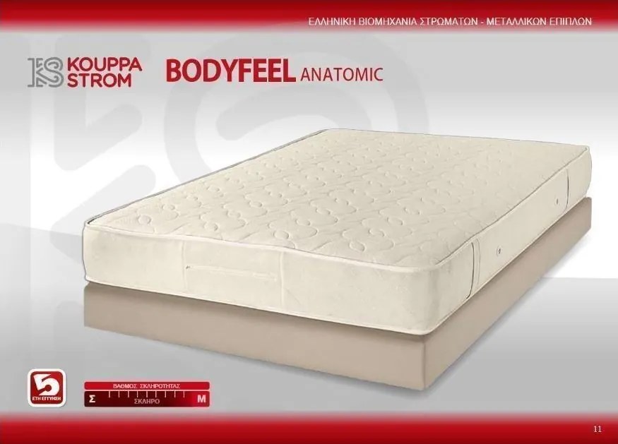 KPS ΣΤΡΩΜΑ BODYFEEL ANATOMIC 130X200X26EK 08.00.06 6712