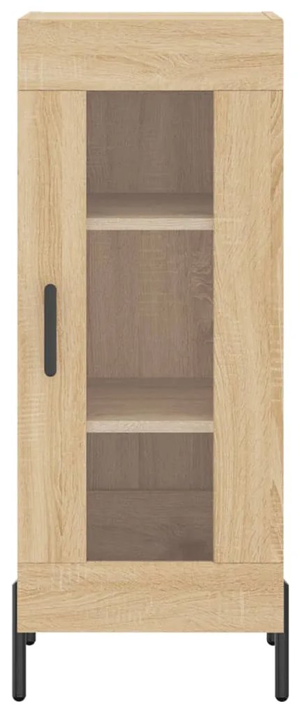 vidaXL Μπουφές Sonoma δρυς 34,5 x 34 x 180 εκ. από Επεξεργασμένο Ξύλο