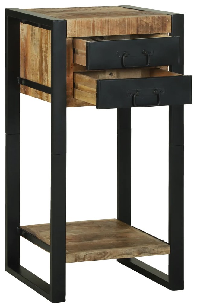vidaXL Το stand τηλεφώνου 40x40x80 εκ. Στερεό τραχύ ξύλο μάνγκο