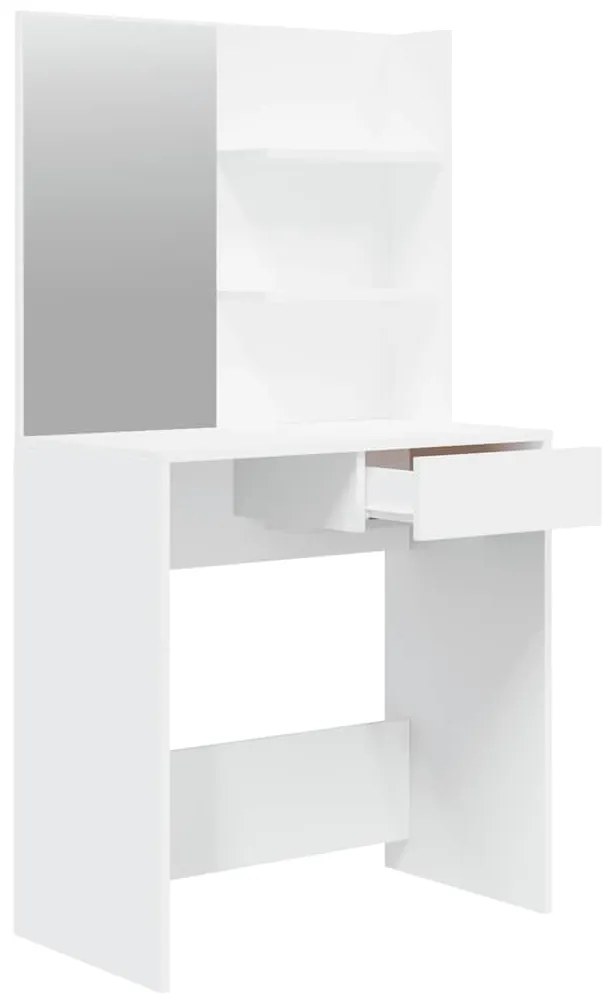 vidaXL Μπουντουάρ Σετ Σετ Λευκό 74,5 x 40 x 141 εκ.