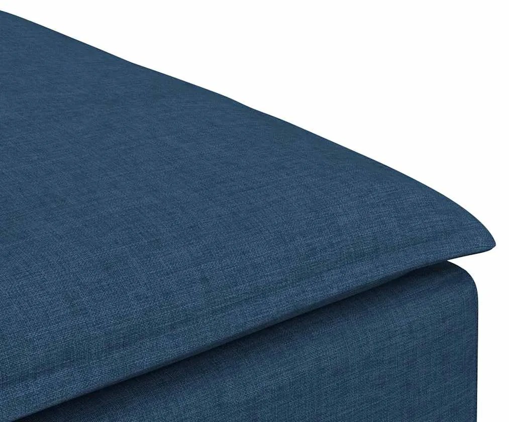 vidaXL Υποπόδιο Καναπέ Μπλε 100x100x48 εκ.
