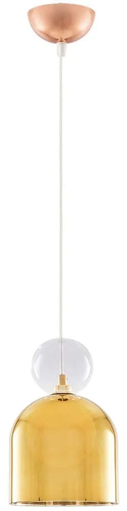Φωτιστικό Οροφής 414LRC1801 Φ16x120cm 1xG9 5W Gold Opviq