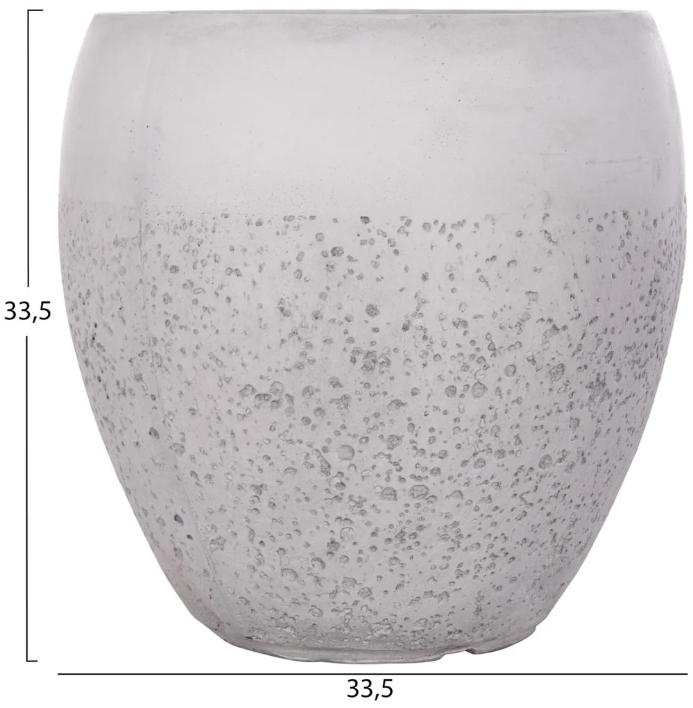 Σετ 3 τεμ. Γλάστρες GARDENER C4718 Fiberclay Λευκό Φ55x54,5Υ εκ. 55x55x54.5 εκ.
