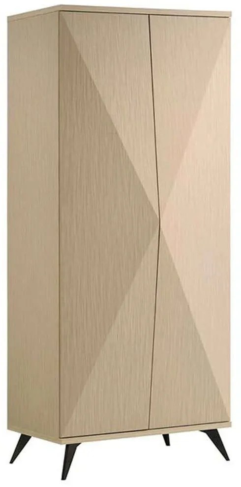 Ντουλάπα Δίφυλλη Cronos Ε7339,7 80x60x195cm Natural Two Door