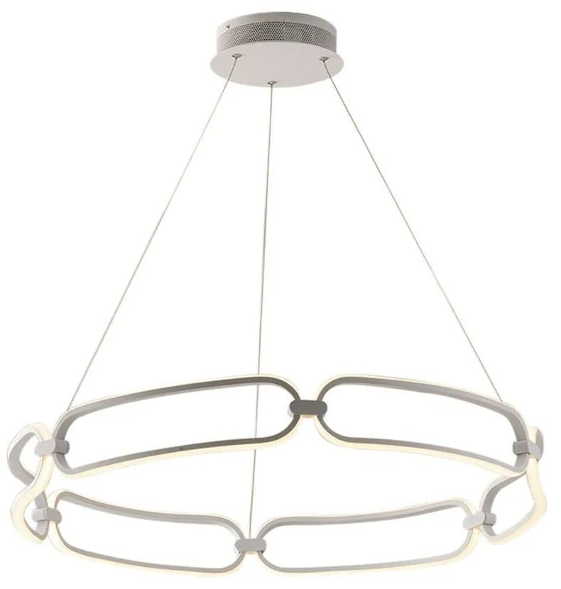 Φωτιστικό Οροφής Led-Infinity-S80 4000Κ 5530lm White Luce Ambiente Design Aluminium