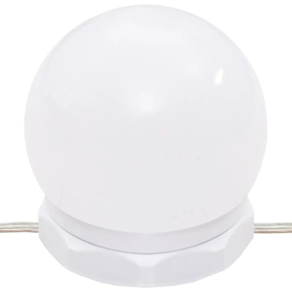 Μπουντουάρ με LED Φώτα Λευκό 96x40x142 εκ. - Λευκό