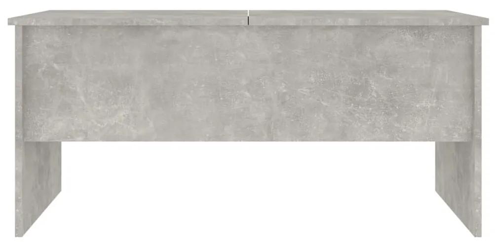 Τραπεζάκι Σαλονιού Γκρι Σκυρ. 102x50,5x46,5 εκ. Επεξεργ. Ξύλο - Γκρι