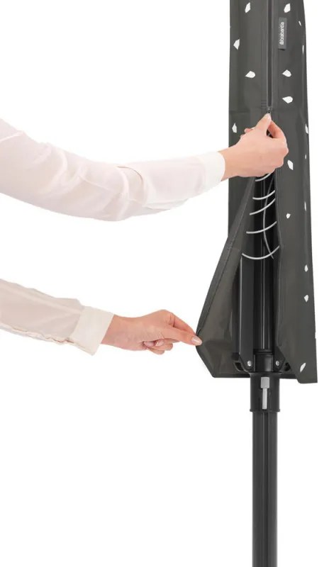 Brabantia Lift-O-Matic outdoor space 1003464, 50 m, Ρυθμιζόμενο ύψος, Μεταλλικό καρφί, Ανθεκτικό στη διάβρωση, Μαύρο