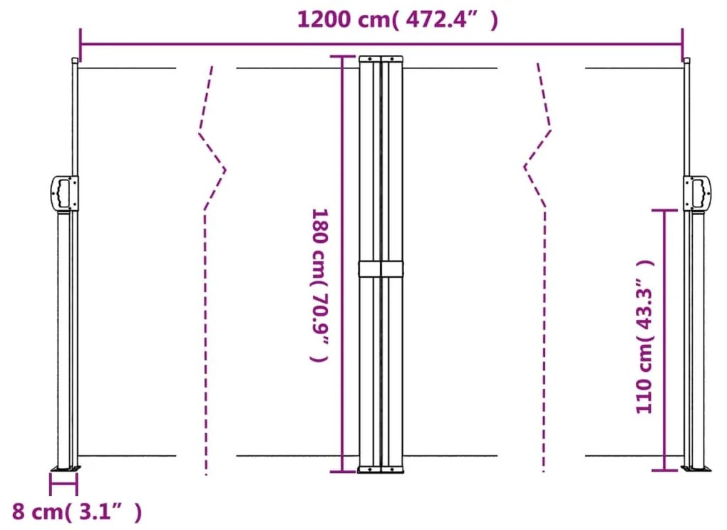 ΣΚΙΑΣΤΡΟ ΠΛΑΪΝΟ ΣΥΡΟΜΕΝΟ ΜΑΥΡΟ 180 X 1200 ΕΚ. 4004834