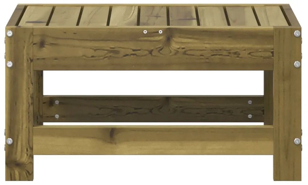 vidaXL Υποπόδιο Κήπου 62 x 30 x 32 εκ. από Εμποτισμένο Ξύλο Πεύκου