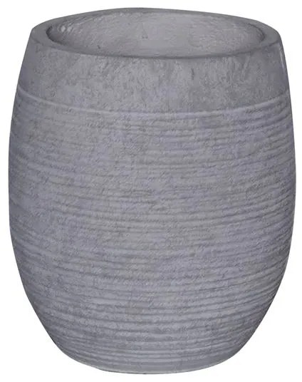 FLOWER POT-8 Απόχρωση Light Grey Wash Φ25x28cm