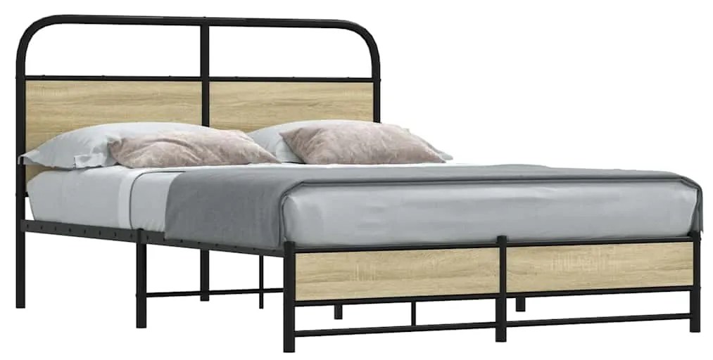 Πλαίσιο Κρεβατιού Χωρ. Στρώμα Sonoma Δρυς 120x190 εκ. Επ. Ξύλο