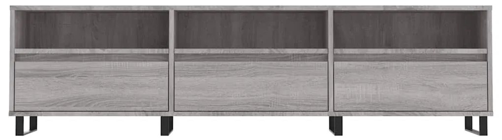 vidaXL Έπιπλο Τηλεόρασης Γκρι Sonoma 150x30x44,5 εκ. από Επεξεργ. Ξύλο