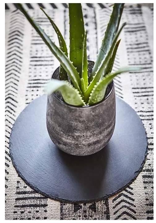 ΒΑΖΟ ΓΥΑΛΙΝΟ 'IRIS' ΓΚΡΙ 14Χ18ΕΚ