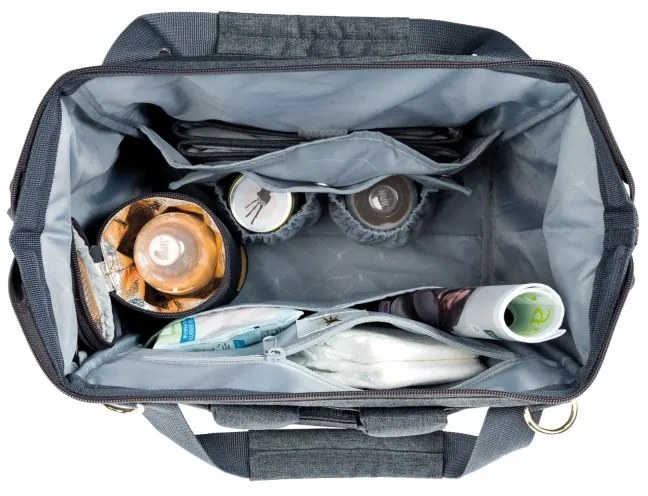 Laessig Tσάντα αλλαγής πλάτης Goldie anthracite