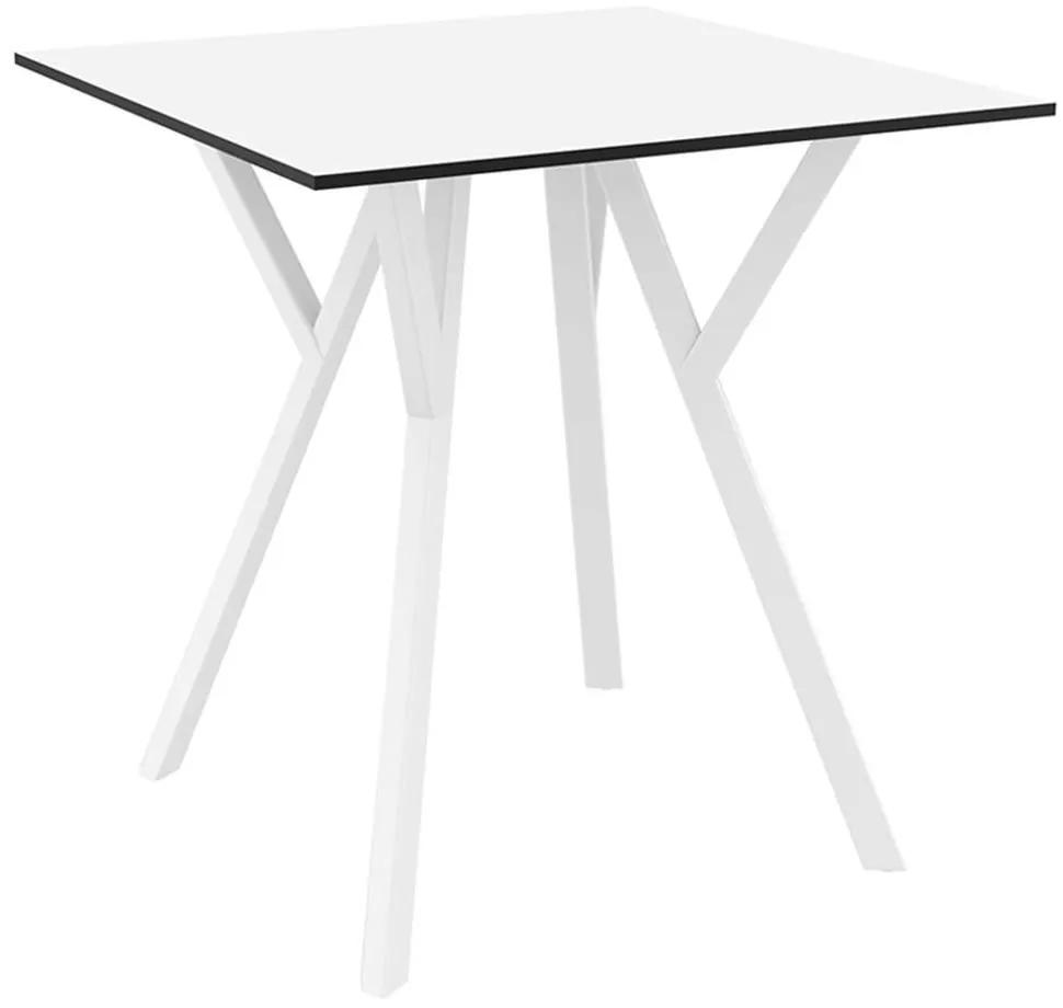 Τραπέζι Max 20.0822 70x70x74cm 12mm Laminate White Siesta