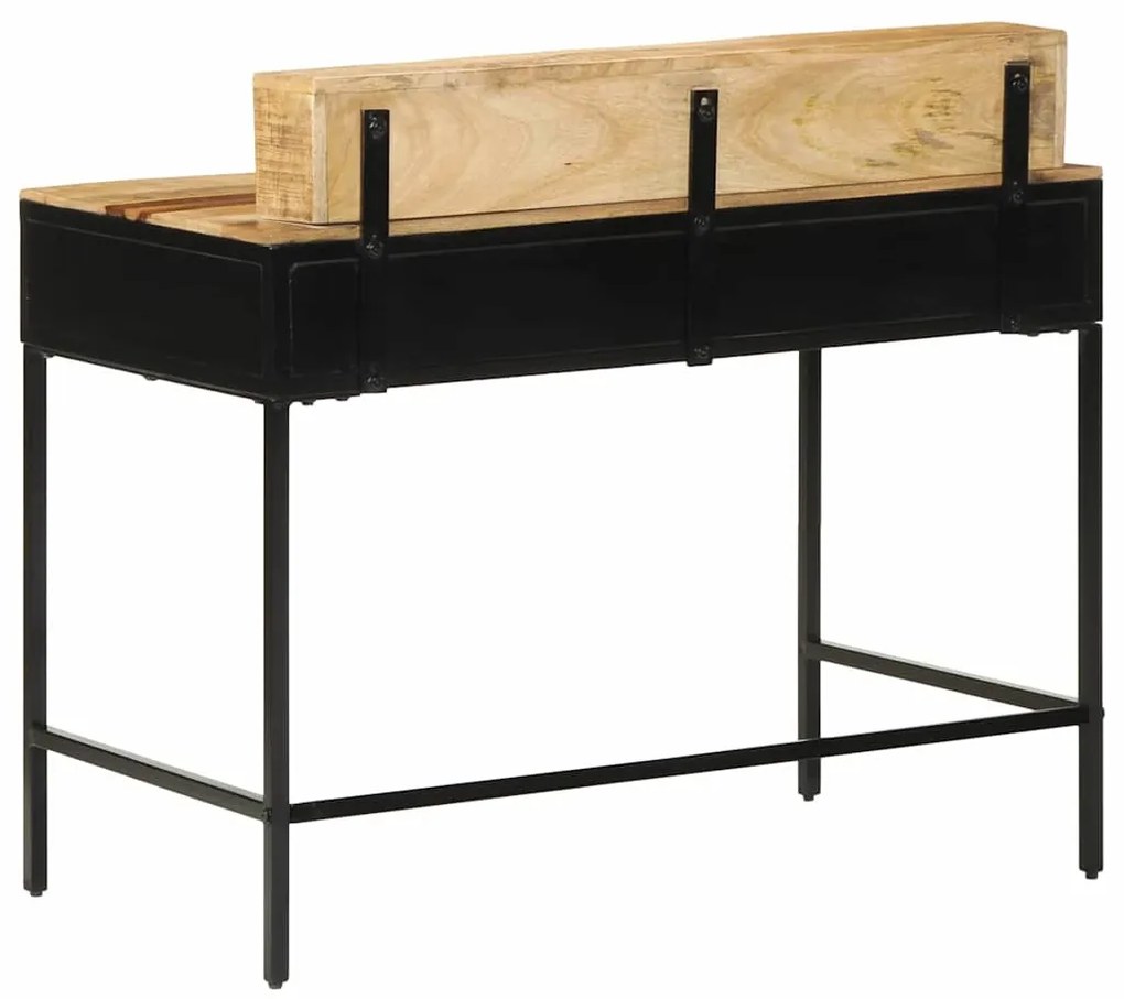 vidaXL Τραπέζι κονσόλας Καφέ 100 x 55 x 75 εκ Μασίφ ξύλο μάνγκο