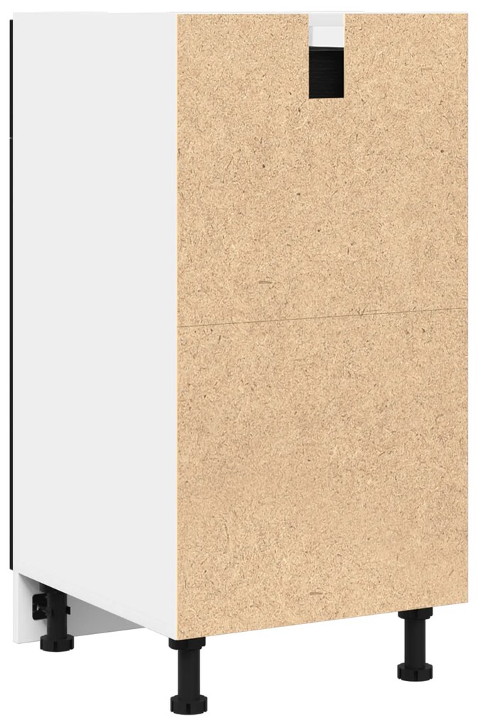 vidaXL Συρταριέρα Κάτω από Ράφι - Μαύρο Δρυς, 40 x 46 x 81.5 εκ, Φτιαγμένη από Επεξεργασμένο Ξύλο
