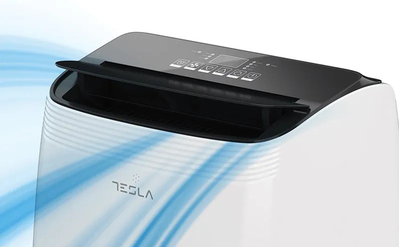 Φορητό κλιματιστικό Tesla TTMYW-12CHW, 1780W, 3 στάδια, λειτουργία θέρμανσης, WiFi, LED, ύγρανση, τηλεχειριστήριο, Λευκό