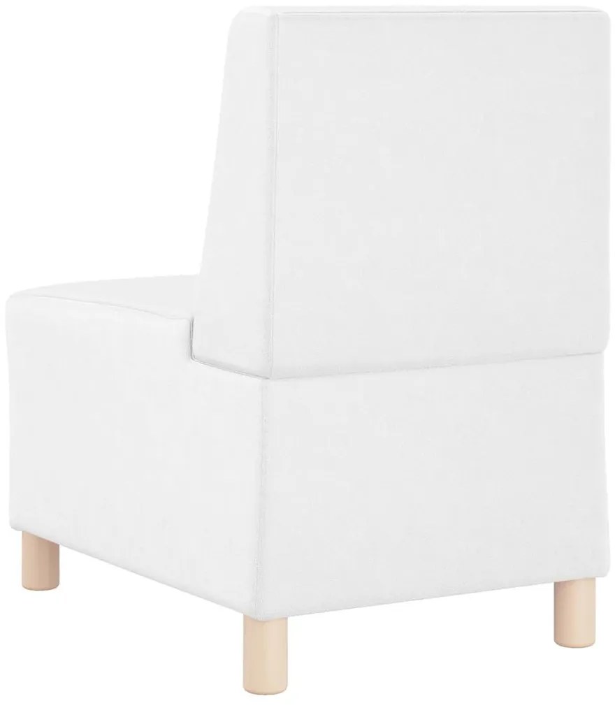 vidaXL Μοναδικός Καναπές χωρίς Χερούλια 2 pcs Λευκό 55 x 74 x 82 εκ.