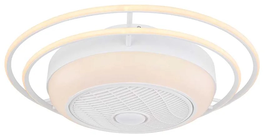 Ανεμιστήρας Οροφής Globo Lighting Romario 03616 Λευκός με Φως