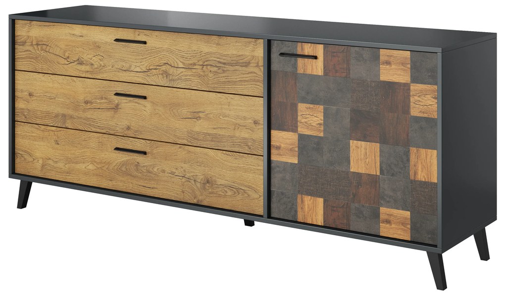 SOUL TV chest of drawers 1D3S DIOMMI CAMA-SOUL-KOMODA1D3S DIOMMI-60-20032