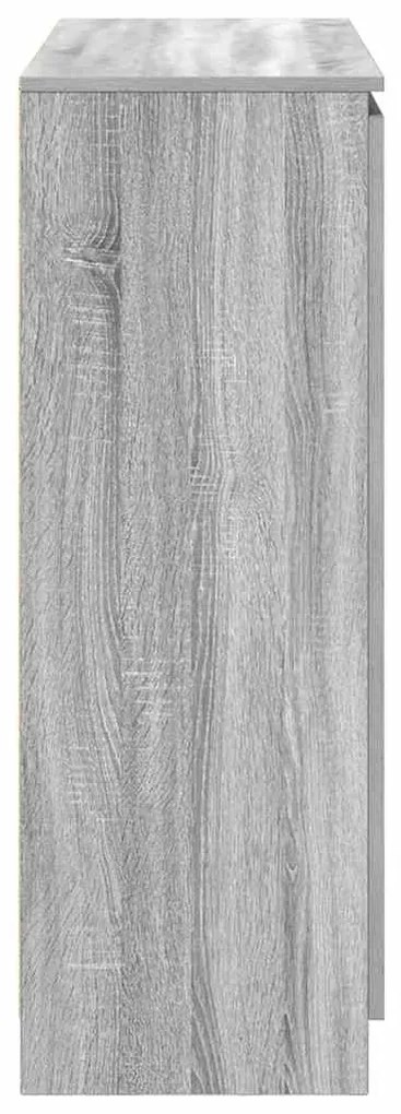 Συρταριέρα με Συρτάρια Γκρι Sonoma 100,5x35x98,5 εκ. Επεξ. Ξύλο - Γκρι