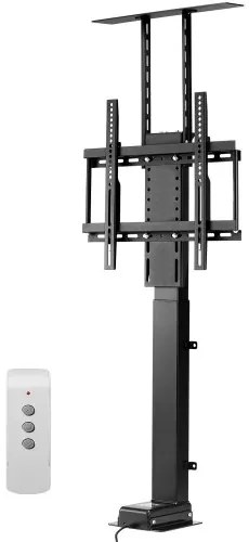 VEVOR Motorized TV Lift Stand Mount Bracket 132 lbs Load with Remote Control