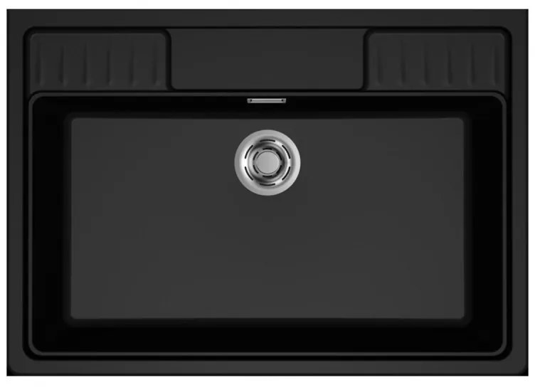 Νεροχύτης κουζίνας SPAZIO 900 Black 86 ELLECI 90x63,5cm