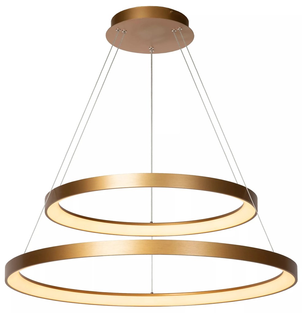 Φωτιστικό Κρεμαστό Lucide 46403-92-02 VIDAL Χρυσό Χρώμα (Gold Coloured)|Λευκό (White) 2700 K