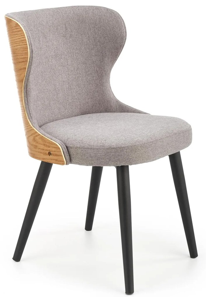 K452 chair color: grey / natural oak DIOMMI V-CH-K/452-KR