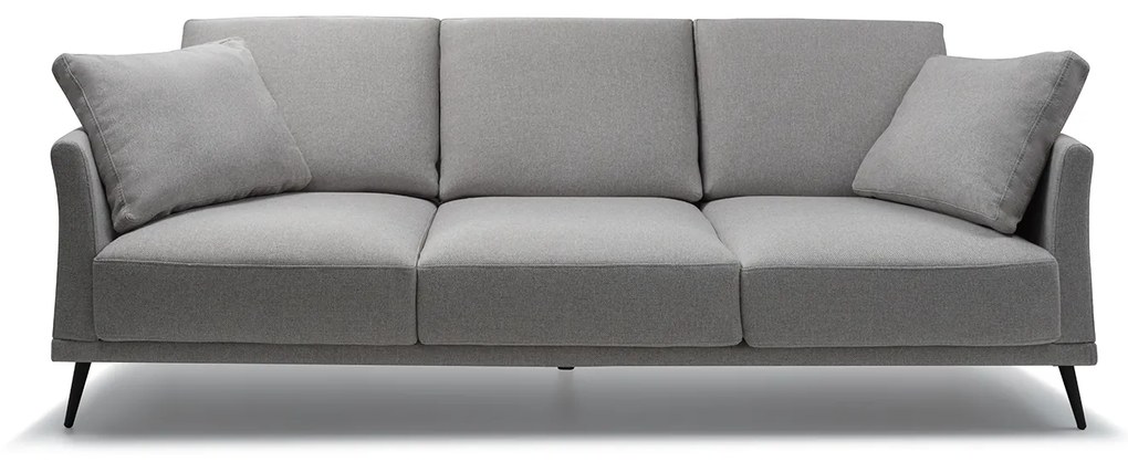 Τριθέσιος καναπές Martina Γκρι 210x92x90cm – BAR-AL4624