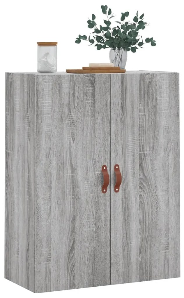 vidaXL Ντουλάπι Τοίχου Γκρι Sonoma 69,5 x 34 x 90 εκ.