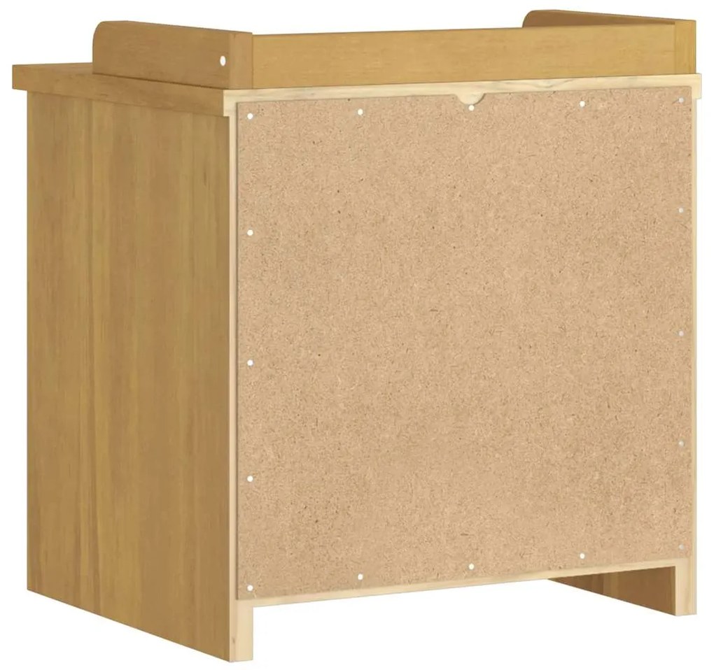 vidaXL Πάγκος διαδρόμου &quot;SANDNES&quot; 45x40x50 εκ.Πεύκο μασίφ ξύλο