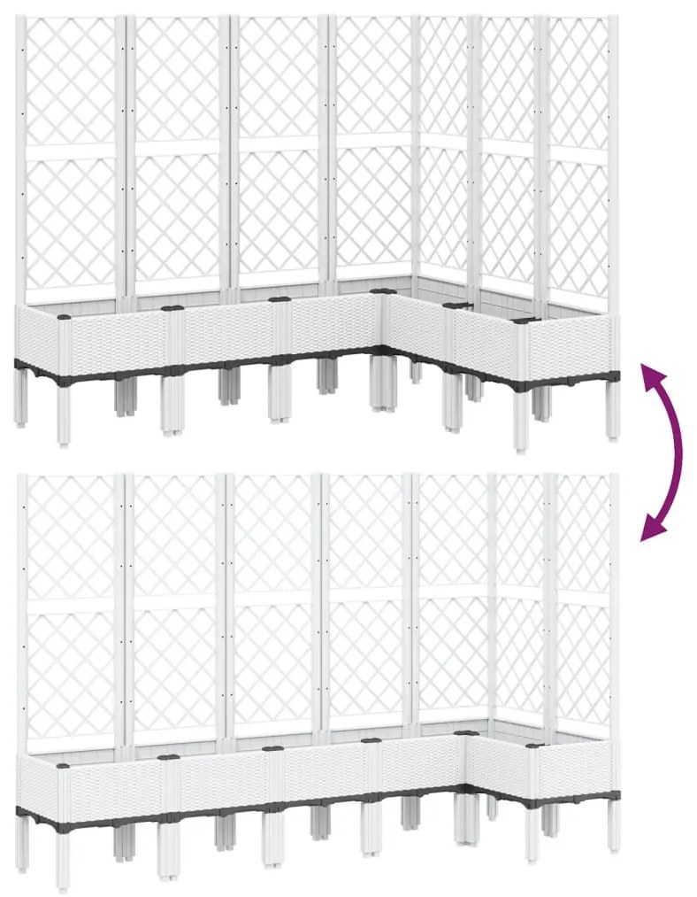 ΖΑΡΝΤΙΝΙΕΡΑ ΚΗΠΟΥ ΜΕ ΚΑΦΑΣΩΤΟ ΛΕΥΚΗ 160X160X142 ΕΚ. ΠΟΛΥΠΡΟΠ. 367939