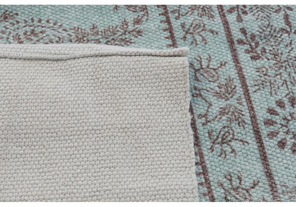 Χαλί DKD Home Decor 160 x 230 x 0,4 cm Μπλε πολυεστέρας Πράσινο Άραβας (x2)