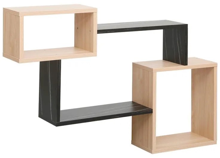 Ράφι τοίχου Beldra σε φυσική απόχρωση με όψη μαρμάρου 84x15x57.8εκ. 84x15x57.8 εκ.