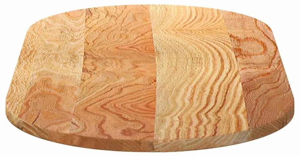 vidaXL Επιτραπέζια επιφάνεια Ανοιχτό Καφέ 100x50x2 εκ. Ξύλο Δρυός Οβάλ