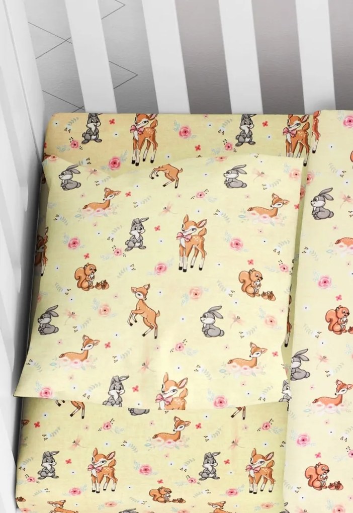 DIMcol ΜΑΞΙΛΑΡΟΘΗΚΗ ΕΜΠΡΙΜΕ ΒΡΕΦ Cotton 100% 35Χ45 Ελαφάκι 115 Ecru 1915817715911578