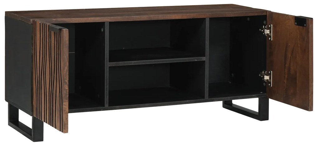 vidaXL Έπιπλο Τηλεόρασης 105x33.5x46 εκ. Μασίφ Ξύλο Μάνγκο