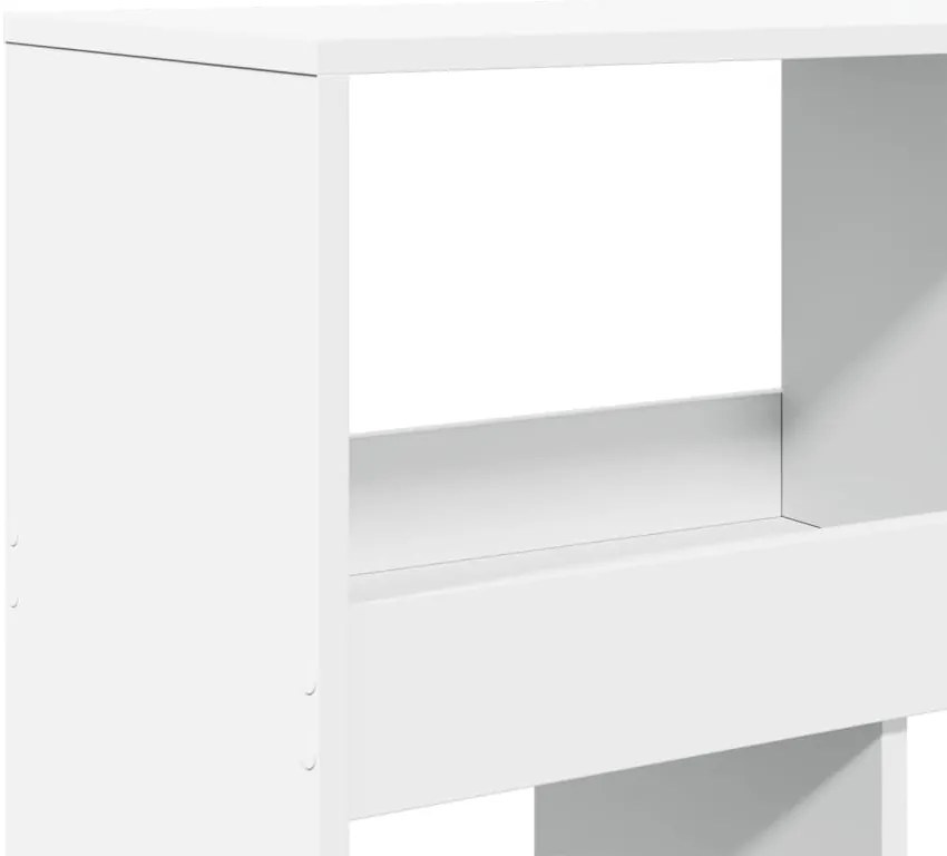vidaXL Βιβλιοθήκη Λευκή 100x33x187,5 εκ. Επεξ. Ξύλο