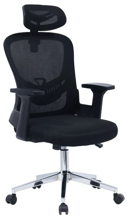 Καρέκλα γραφείου διευθυντή Ignatius pakoworld mesh μαύρο - 275-000006