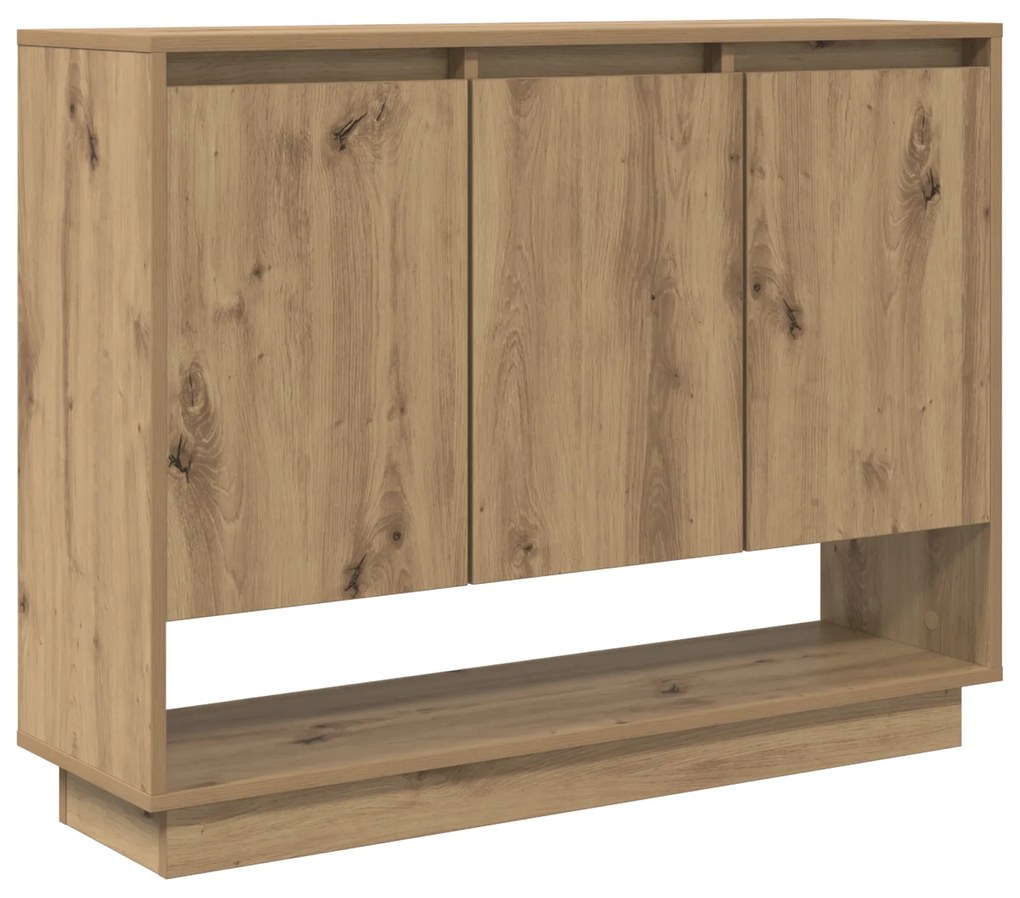 vidaXL Πλαϊνό γραφείο artisan δρυς 97 x 29 x 75 εκ. Επεξεργασμένο ξύλο