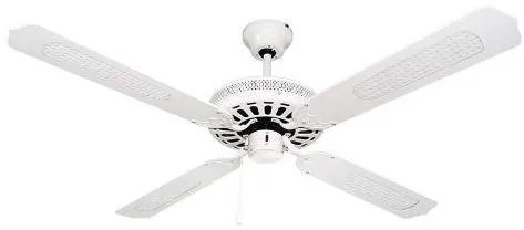 Ανεμιστήρας Οροφής Φ130 AC 60W Deco 02-00109 Λευκό LINEME-02-00109-1-Λευκό 02-00109-1