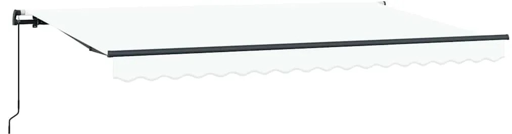 vidaXL Σκηνίτσα Αναδιπλούμενη Λευκό 400 x 200 cm ύφασμα