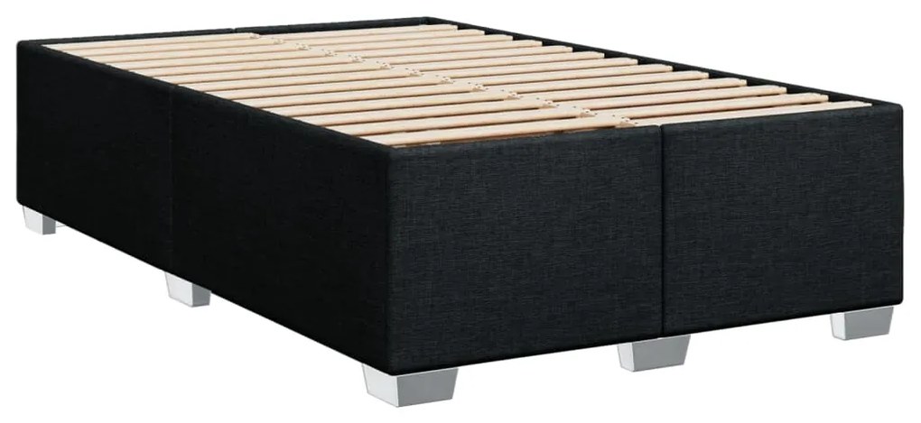 Κρεβάτι Boxspring με Στρώμα Μαύρο 120x190 εκ. Υφασμάτινο 3288136