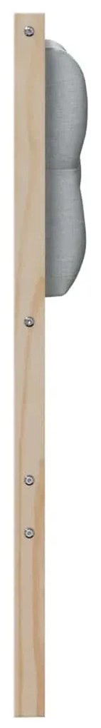 vidaXL Κεφαλάρι Άλλο Καφέ και ανοιχτό γκρι 90 cm Μασίφ ξύλο πεύκου