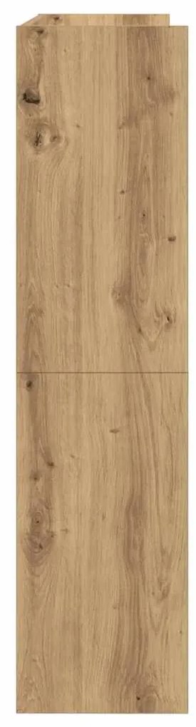 ΡΑΦΙ ΠΑΠΟΥΤΣΙΩΝ  ARTISAN OAK 80X25X100 CM ΚΑΤΑΣΚΕΥΑΣΜΕΝΟ ΞΥΛΟ 859904