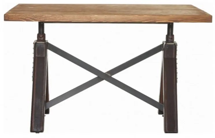 Τραπέζι Cavalleto/T-F 02-00-1290 120x80x75cm Taupe-Walnut