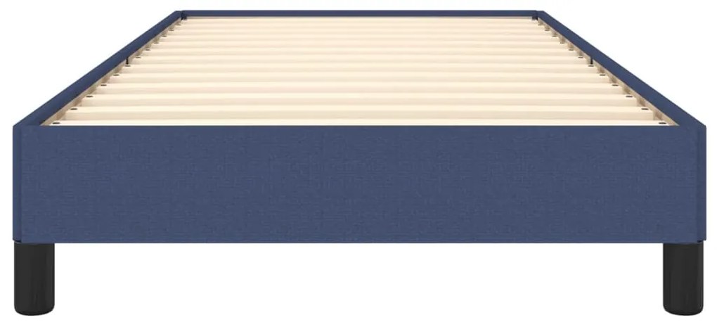 vidaXL Σκελετός Κρεβατιού Χωρίς Στρώμα Μπλε 100x200 εκ. Υφασμάτινο